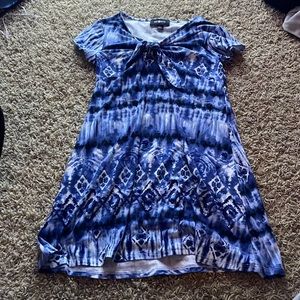 Blue dress barely worn